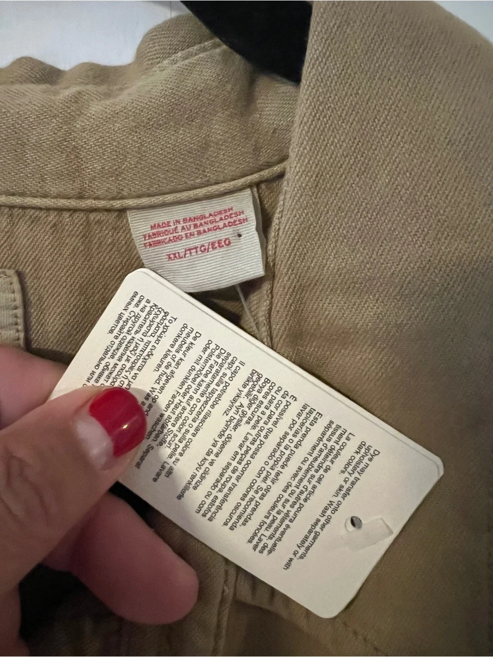 NWT Levi’s Men’s Classic Western Pearl Snap Flannel Shirt Tan Beige Size XXL